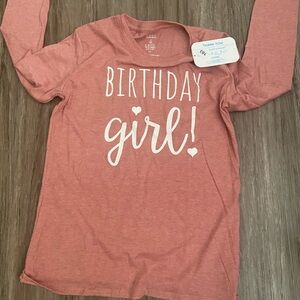 Birthday Girl Pink Long Sleeve Shirt
